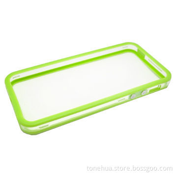 Green thin TPU bumper case for iPhone5/5S